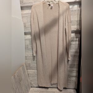 Divided Cream Knit Sweater Size Medium